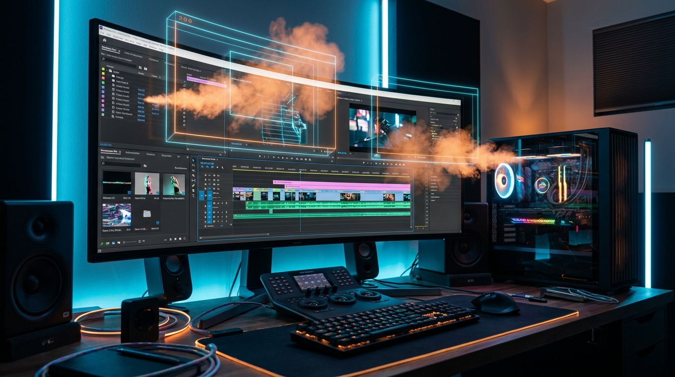 Adding Transparent Smoke, Fire, and Neon Effects Directly in CapCut & Premiere Pro