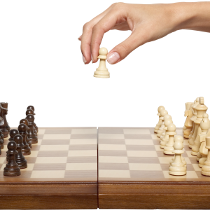 Chess in hand PNG image
