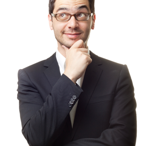 Thinking man PNG