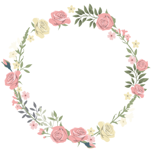Floral frame PNG