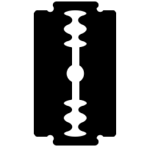 Razor blade PNG