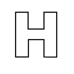 Letter H PNG