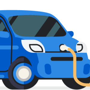 Electric car PNG