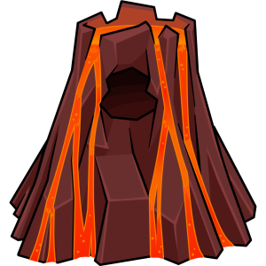 Volcano PNG