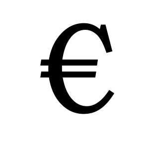 Euro sign PNG