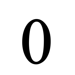 number 0 PNG