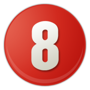 number 8 PNG