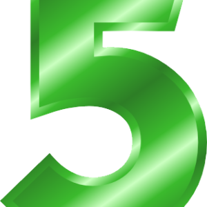 Number 5 PNG