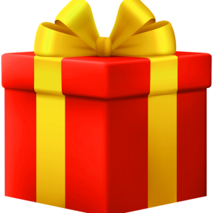 Red gift box PNG