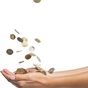money in hand PNG