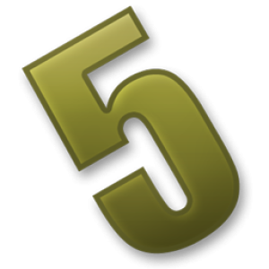 Number 5 PNG