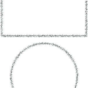 Christmas tinsel PNG
