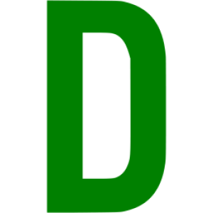 letter D PNG