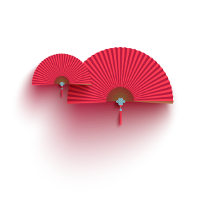 Hand fan PNG