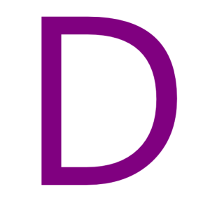 letter D PNG
