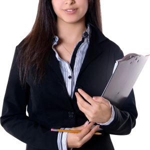 Business woman girl PNG image