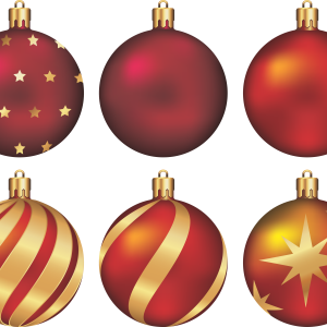 Christmas balls baubles