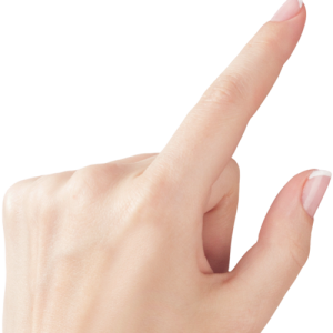 Finger touch PNG image