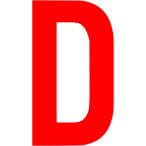 letter D PNG