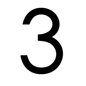 Number 3 PNG