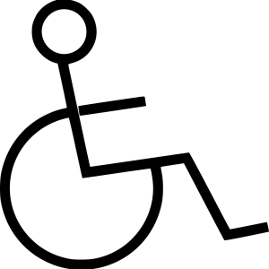 Disabled handicap symbol PNG