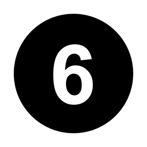 Number 6 PNG