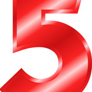 Number 5 PNG