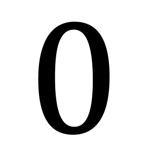 number icon 0 PNG