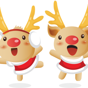 Santa Claus's reindeer PNG