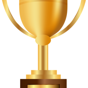 Award trophy cup