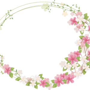 Floral frame PNG