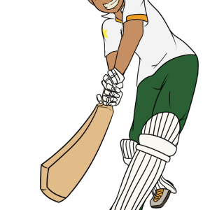 Cricket player PNG