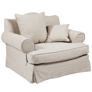 White armchair PNG image