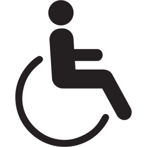 Disabled handicap symbol PNG