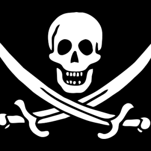 Pirate flag PNG