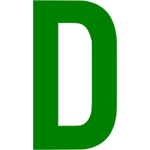 letter D PNG