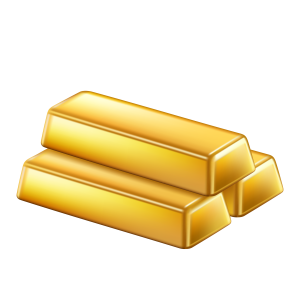 Gold bars PNG