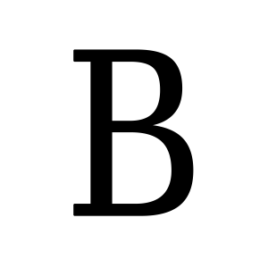 Letter B PNG