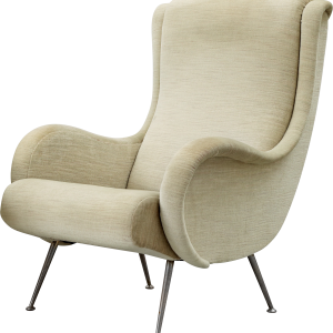 White armchair PNG image