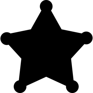 Sheriff badge PNG