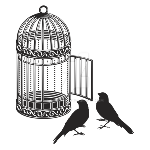 Cage bird PNG