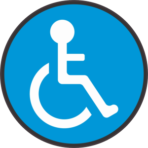 Disabled handicap symbol PNG