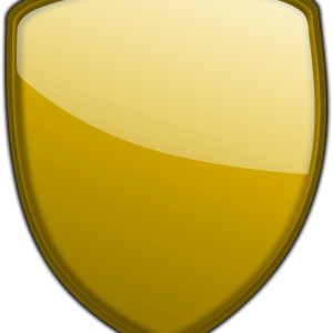 gold shield PNG image, free picture download