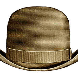 Bowler hat PNG
