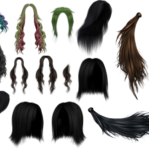 Hair wig PNG
