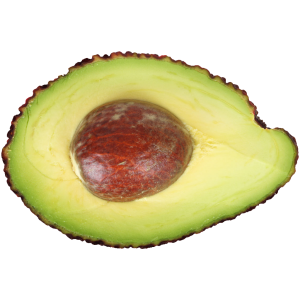 Cutted avocado PNG