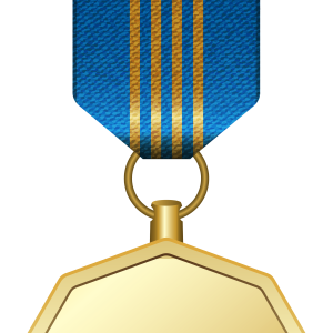 Gold medal PNG
