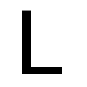 Letter L PNG