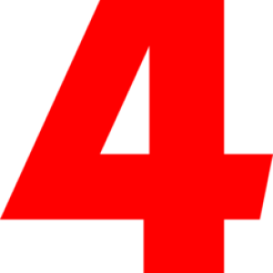 Number 4 PNG