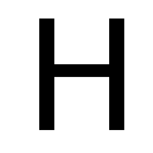 Letter H PNG